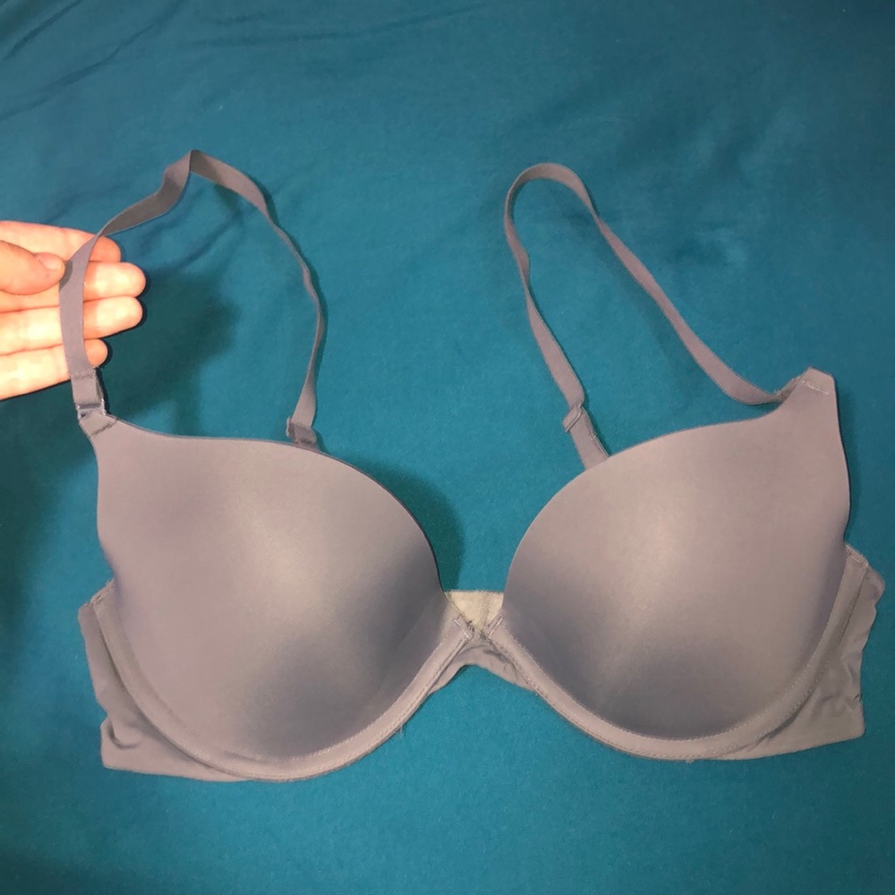 PINK dark gray bra